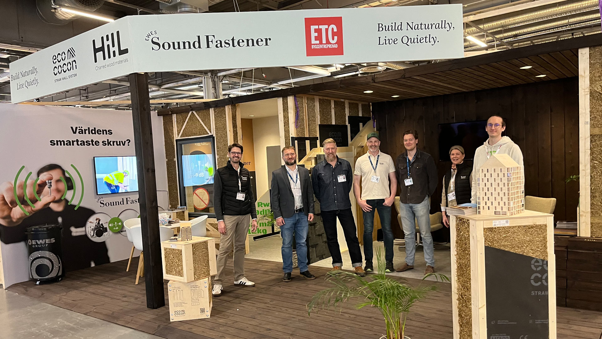 Hela teamet från EWES, Hiil, Eco Cocon och ETC