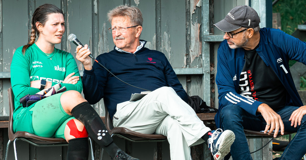 Alma Cederqvist, Staffan Lindeborg och Thomas Ravelli