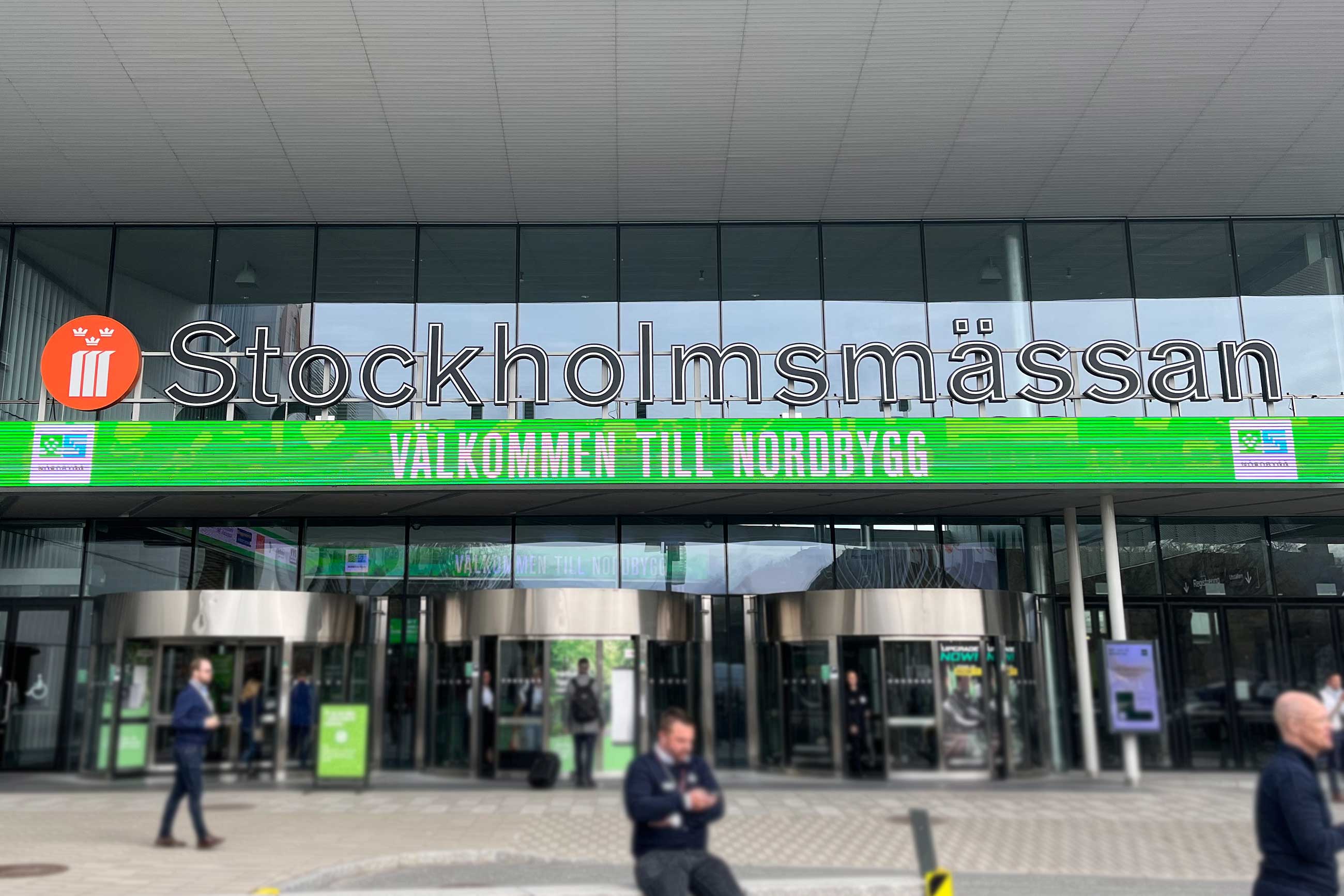 The trade fair Nordbygg 2022 takes place at Stockholmsmässan